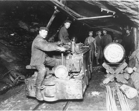 Today in History - August 25 - The world's first electric mine-locomotive