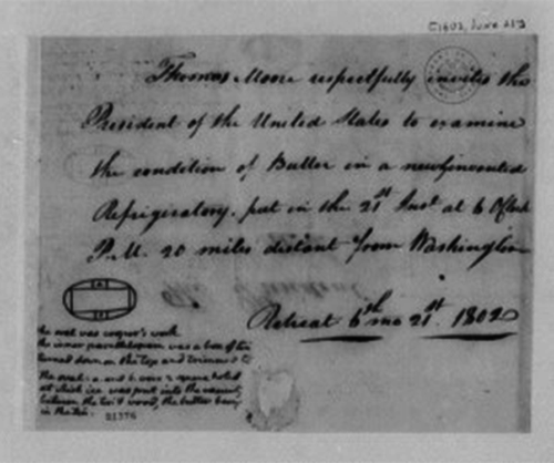 Letter from Thomas Moore to Thomas Jefferson