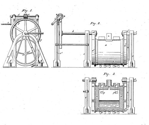 Henry Bessemer of London, England – US Patent #16,082, Nov. 11, 1856 “Manufacture of Iron and Steel”