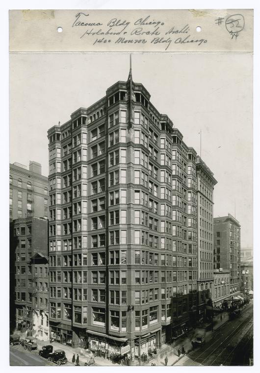 The Tacoma Building, Chicago, George A. Fuller Company, General Contractors