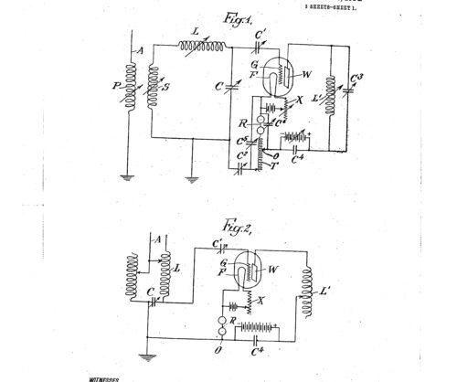 Edwin H. Armstrong, of Yonkers, NY Wireless Receiving System, Patent # 1,113,149. Application Filed Oct. 29, 1913 – Patented Oct. 6, 1914