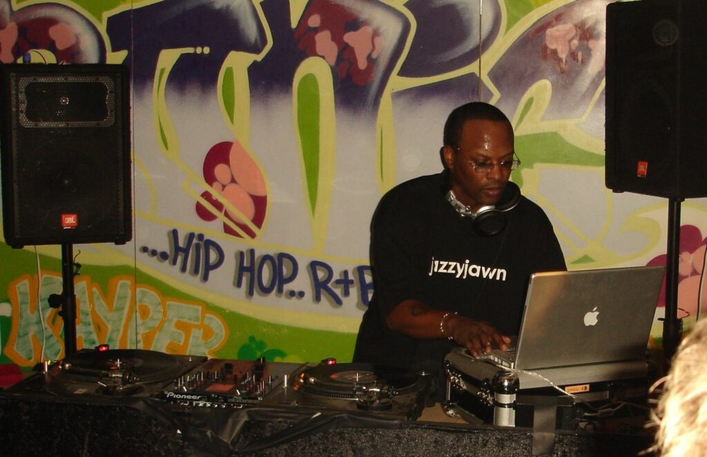 DJ Jazzy Jeff in Cambridge, England on May 25, 2005